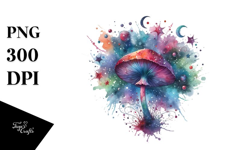 Colorful Magical Splash Mushroom example image 1