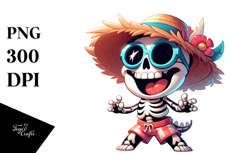 Ridiculously Cute Skeletton PNG