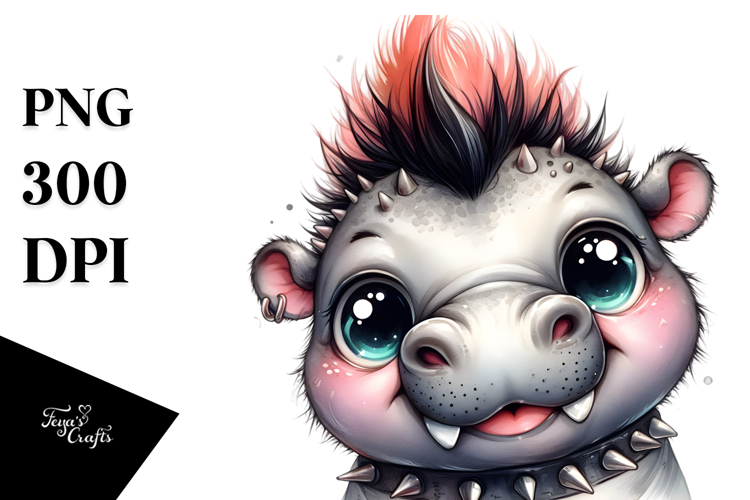 Hippo Clipart Image 16