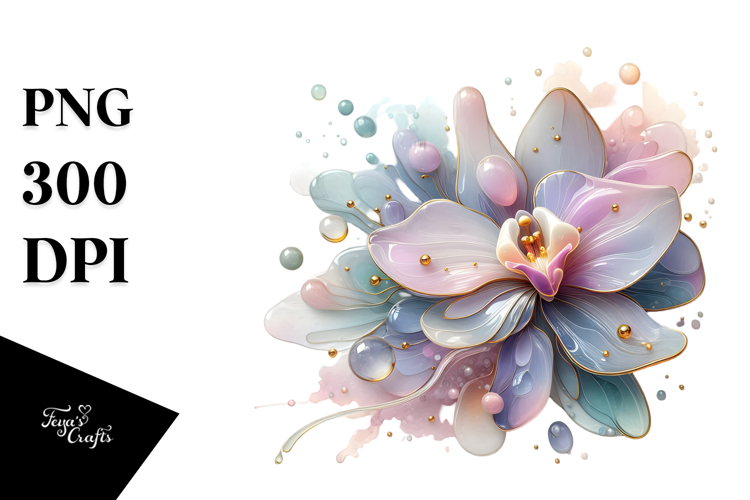 Orchid Clipart Image 10