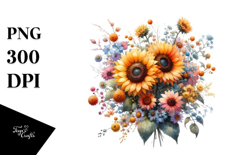 Sunflower Clipart Image 5