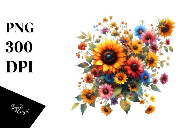 Sunflower Clipart Image 4