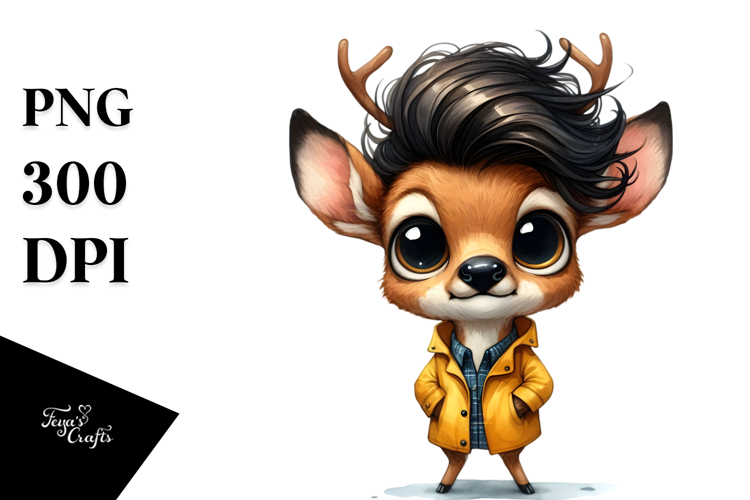 Funny Halloween Deer | Clipart