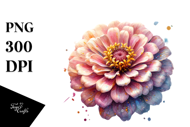 Zinnia Floral Artwork