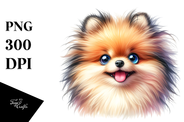 Pomeranian Clipart Image 18