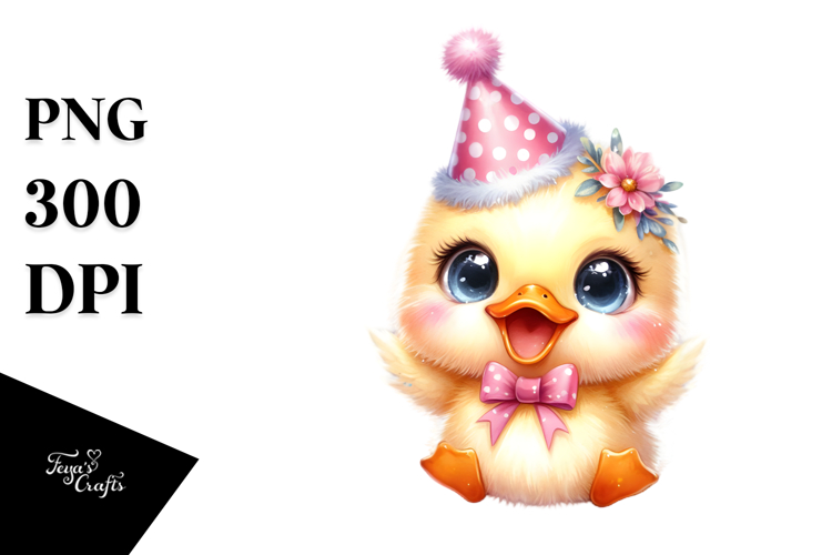 Cute Duck Clipart Image 21