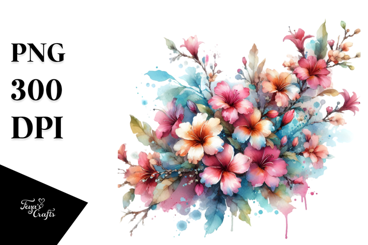 Hawaiian Flower Clipart Image 7