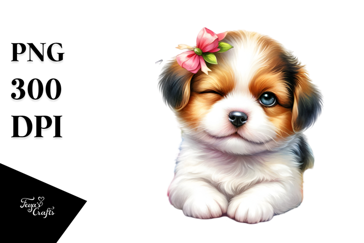 Baby Dog Winking