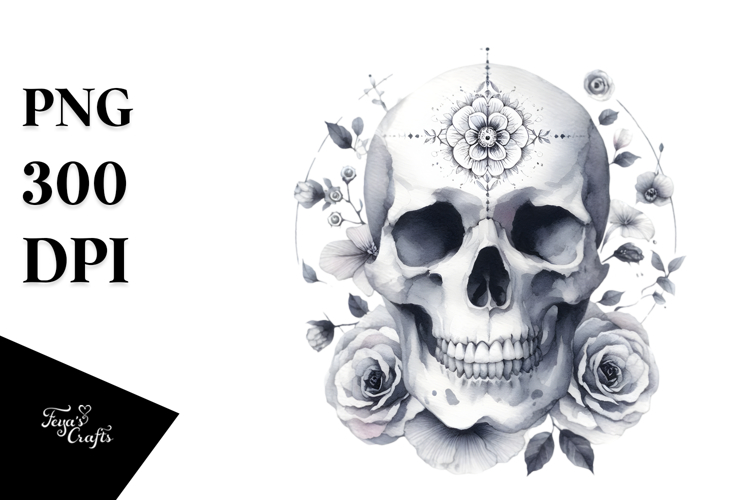 Simple Skull Clipart Image 16