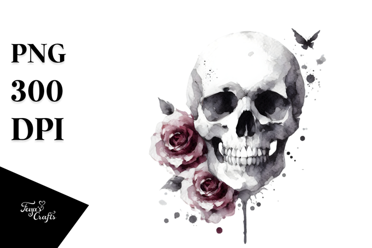 Simple Skull Clipart Image 15
