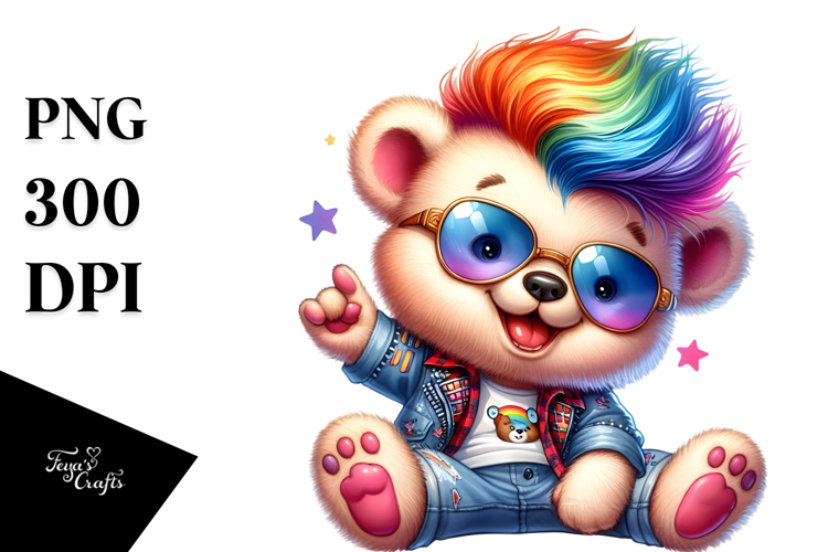 Playing Baby Bear PNG