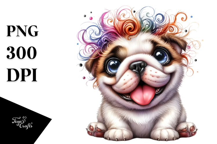 Cute Bulldog PNG