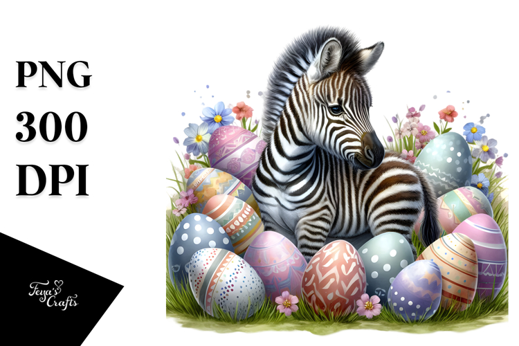 Watercolor Easter Eggs Clipart Image 20