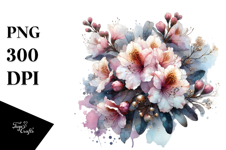 Metallic Rhododendron PNG