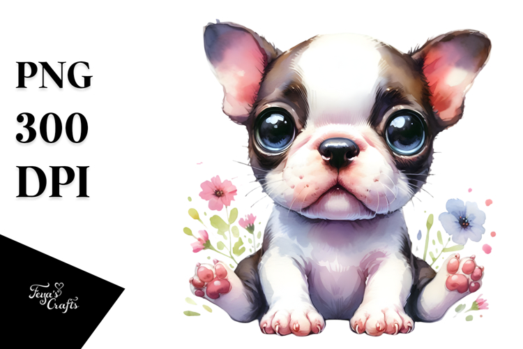 Boston Terrier Clipart Image 22
