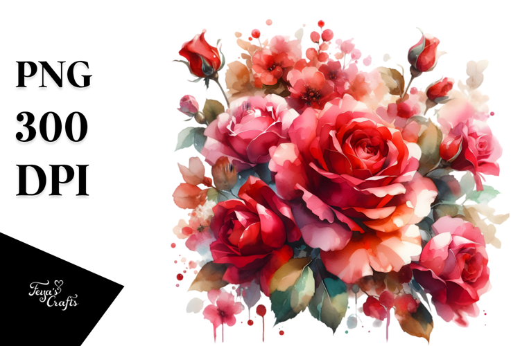Red Flower Png Image 3