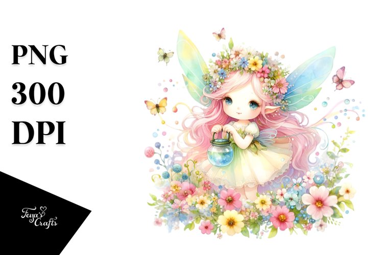 Colorful Fairy Clipart