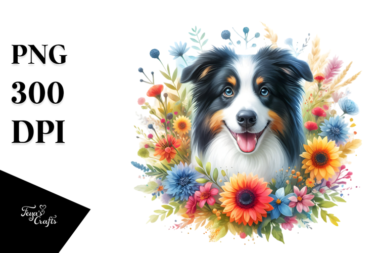 Colorful Border Collie, 20 oz Tumbler