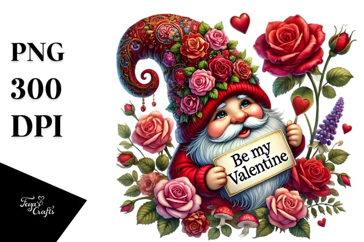 Valentine Gnome Png Image 13