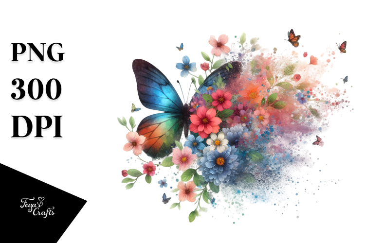 Colorful Butterfly PNG
