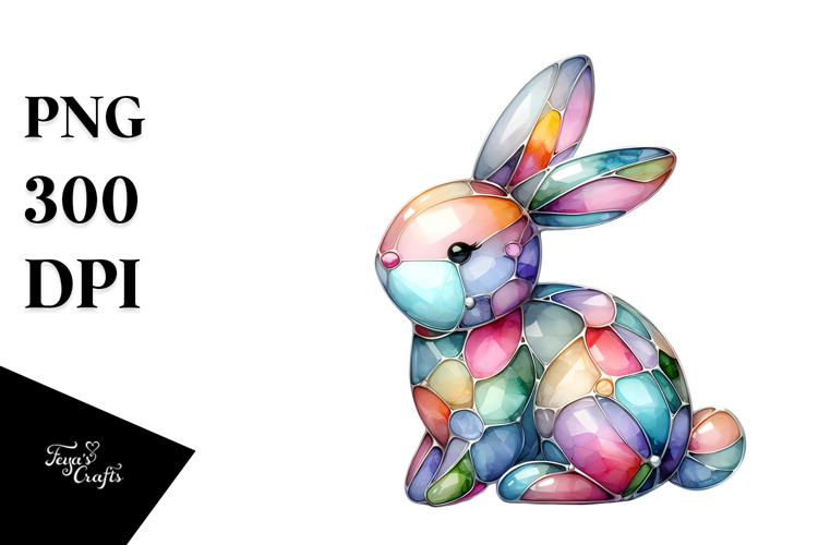 Colorful Bunny PNG