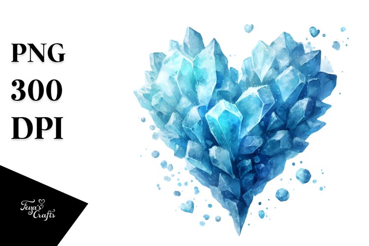 Blue Heart Clipart Image 11