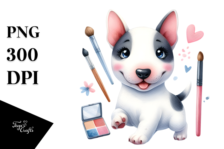Happy Bull Terrier, Transparent PNG