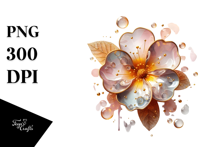 Abstract Glossy Primrose Material PNG
