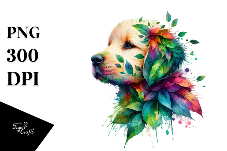 Vibrant Watercolor Puppy, 20 oz Tumbler