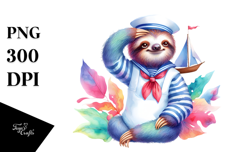 Sloth Clipart Image 12