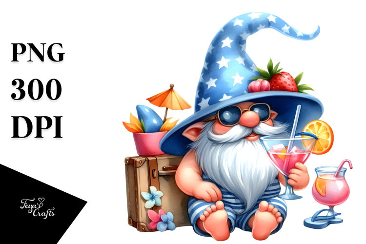 Watercolor Cocktail Clipart Image 9