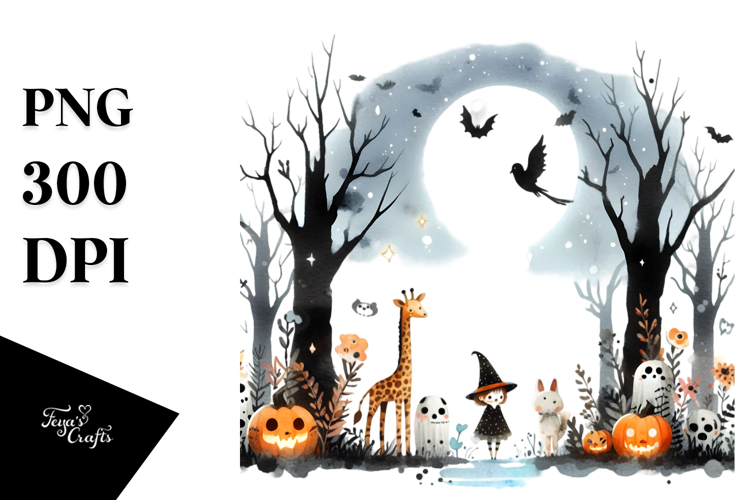 Transparent Halloween Clipart Image 3