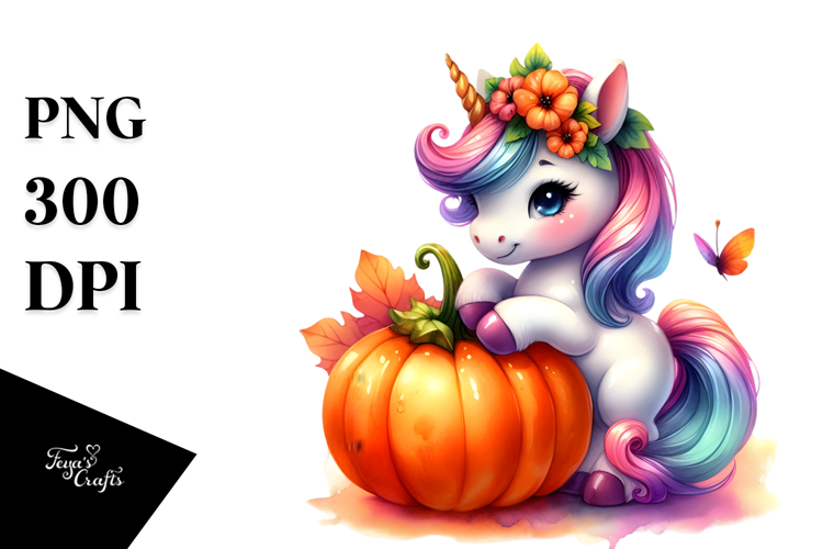 Pumpkin Watercolor Png Image 12