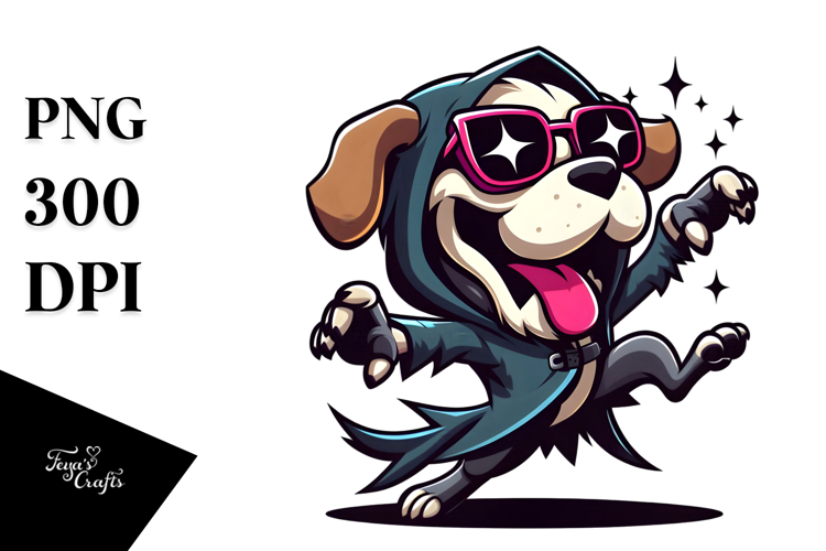 Aggresive Reaper with Oversized Sunglasses