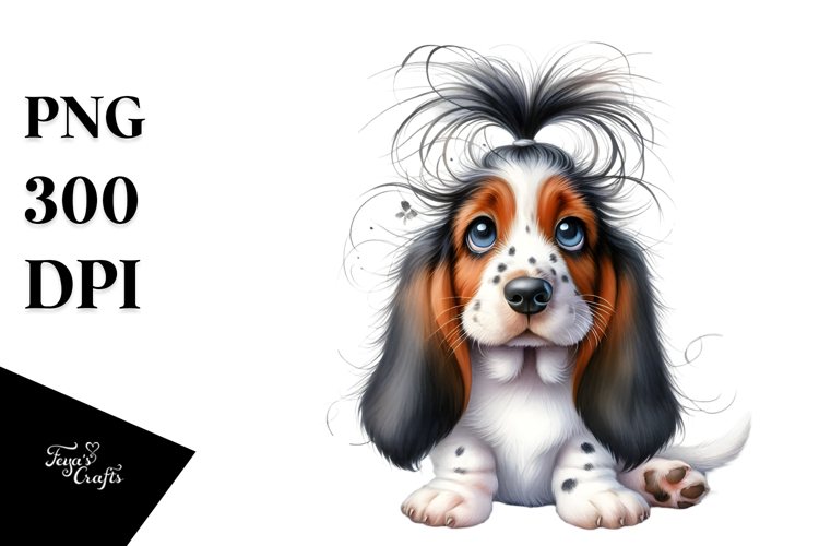 Basset Hound Clipart Image 2