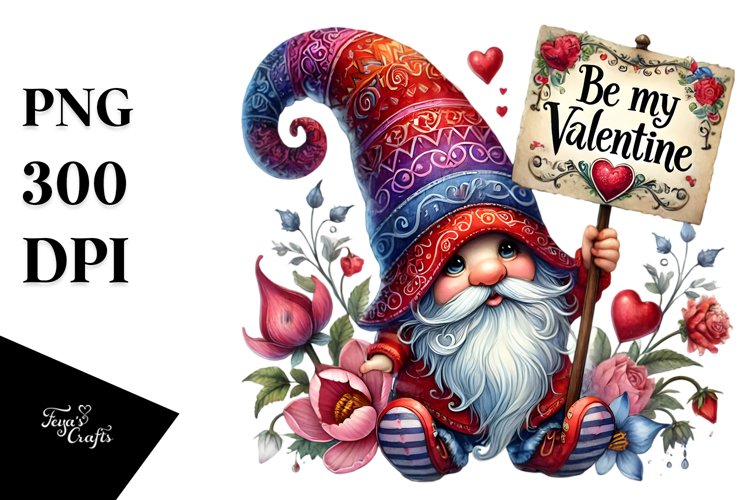 Valentine Gnome Png Image 13