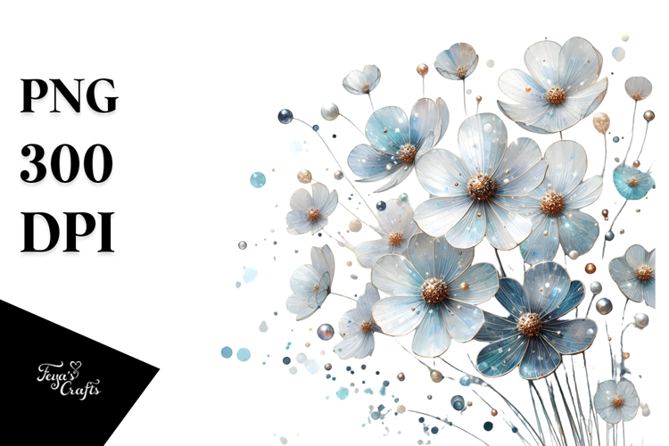 Flower Sticker Png Image 7