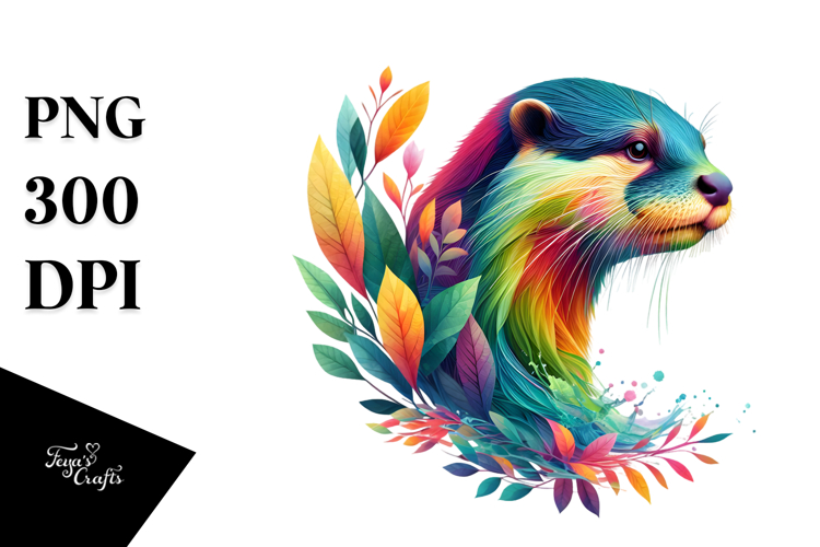 Abstract Vibrant Otter, 20 oz Tumbler