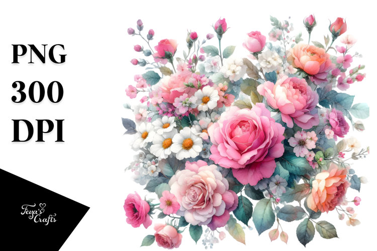 Pink Flower Png Image 9