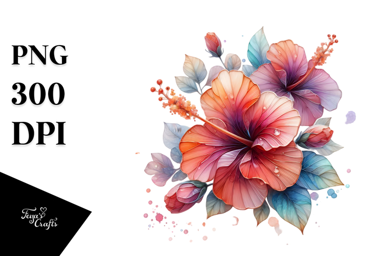 Hibiscus Flower Clipart Image 6