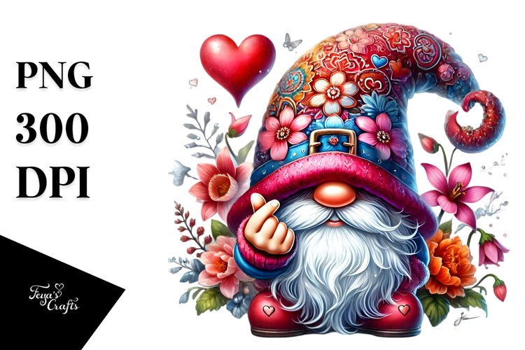 Valentine Gnome Png Image 12