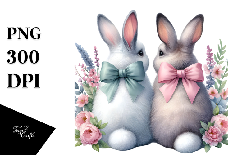 Bunnies Clipart Image 17