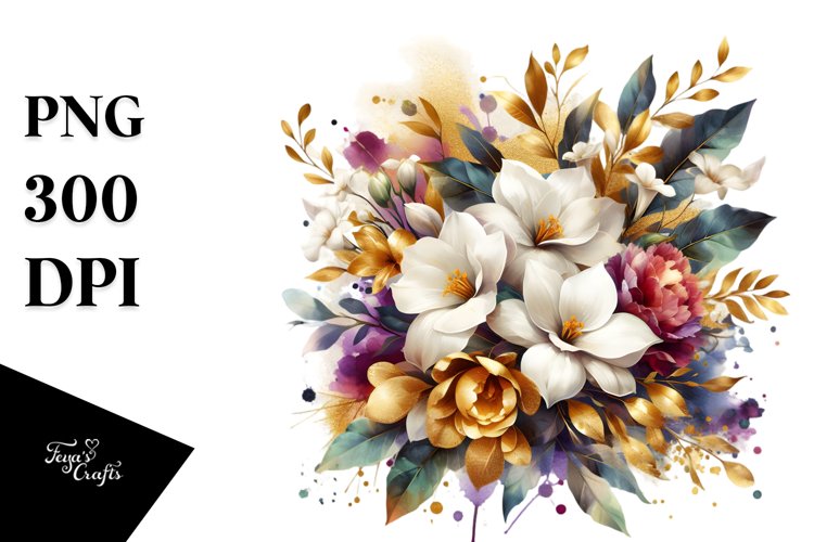 Flower Bouquet Clipart Image 10