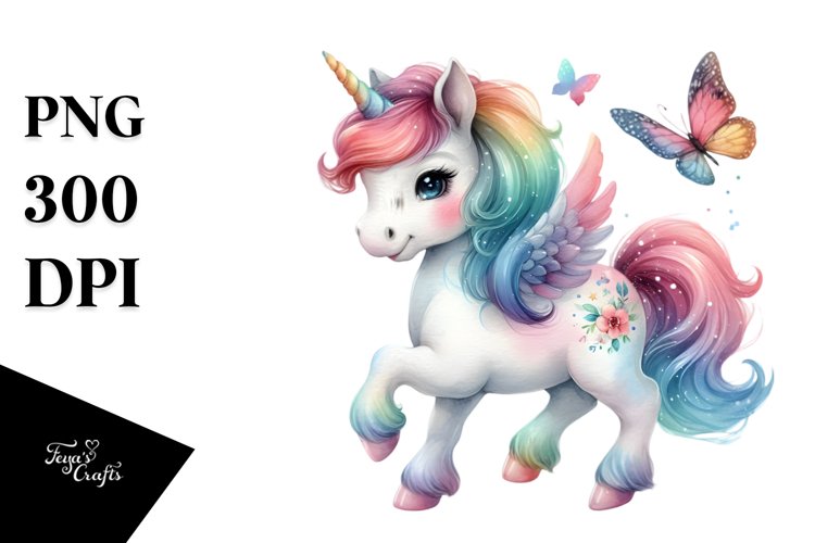 Unicorn Clipart Image 16