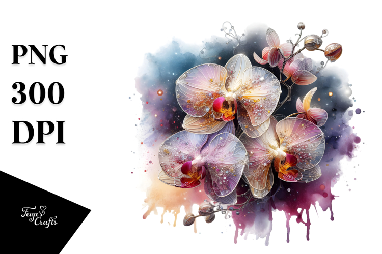 Orchid Clipart Image 10