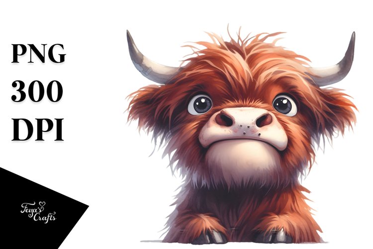 Highland Cow Clipart Image 7
