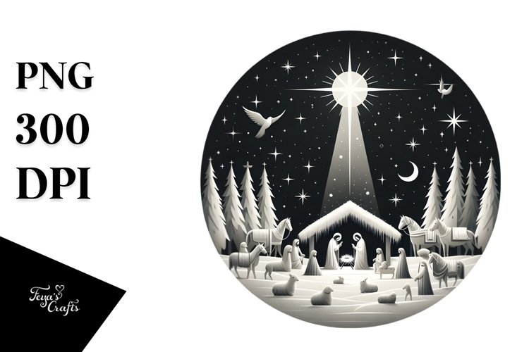 Nativity Scene Clipart Image 7