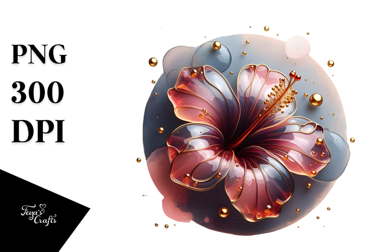 Hibiscus Flower Clipart Image 16