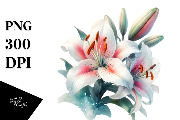 Colorful Lily PNG