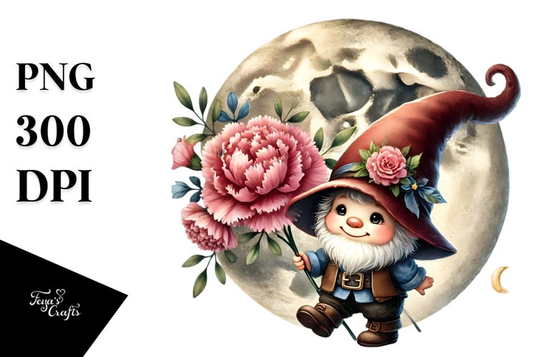 Cute Moon Clipart Image 22